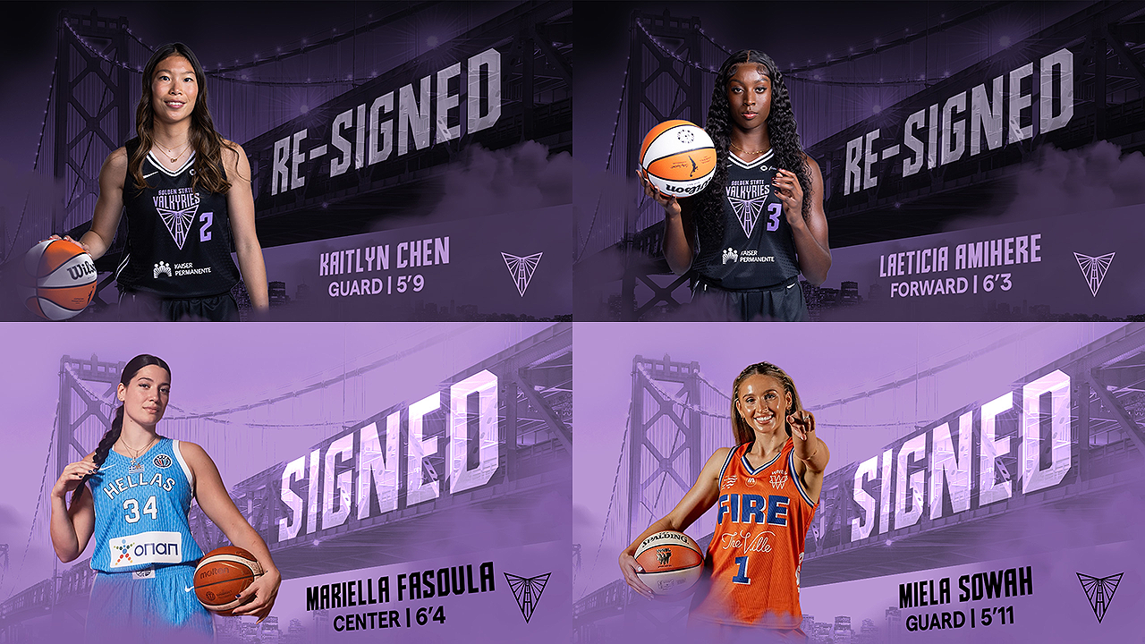 Valkyries Sign Four Players to Training Camp Contracts